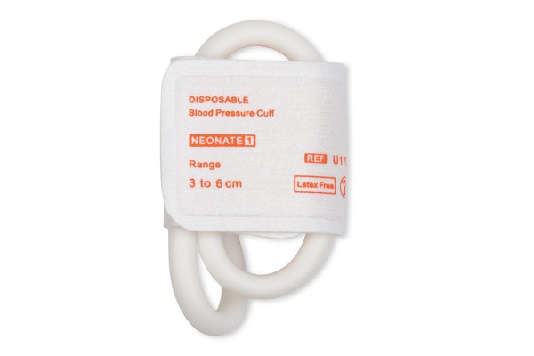 Disposable NIBP Cuff Neonate #1 Dual Tube Hose 3 - 6 cm - 2521