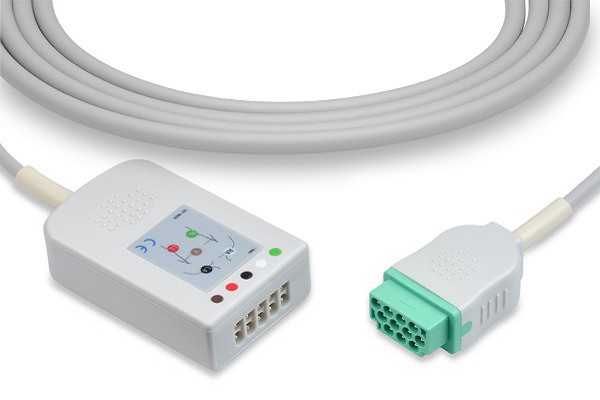 GE Healthcare > Marquette Compatible ECG Trunk Cable - 2022948-001